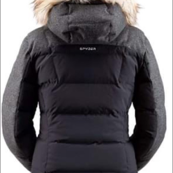 The Spyder Women's Falline GTX Infinium Down Jacket and snow pants. - Picture 3 of 3